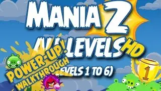 Angry Birds Friends Tournament Mania 2 Week 192 Levels 1 to 6 Power Up Compilation Walkthrough
