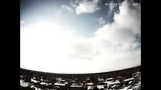 February 12, 2025 &mdash; Longs Peak Timelapse &mdash; Longmont, Colorado