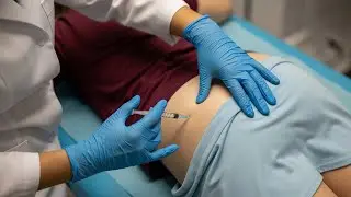 IM Intramuscular injection Push in the Buttocks Ceftriaxone 500mg & Dexamethasone ventrogluteal