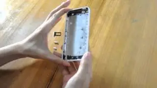 Replacement White Housing Back Battery Door Cover & Mid Frame Assembly for Apple iPhone 5c
