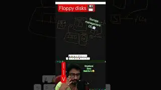 😢 isi bat pe subscribe karke OS padh lo 😭  #floppydisk #operatingsystem  #storagemanagement