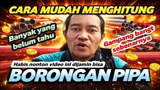 #tutorial cara menghitung borongan pipa yang sangat mudah untuk pemula