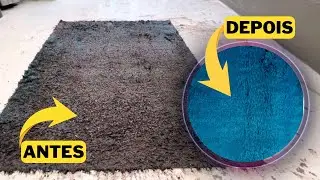 ESSE TAPETE ESTAVA PRETO DE TANTA SUJEIRA - &Eacute; IMPRESSIONANTE O RESULTADO FINAL
