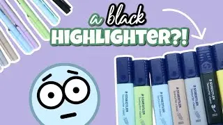 Staedtler Highlighter Review | Ummm... A Black Highlighter?