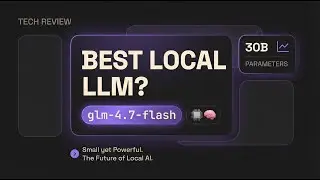 GLM-4.7-Flash - Best model to run on a MacBook
