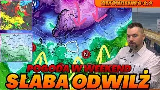 Lekka odwilż. Opady marznące. Opady śniegu i spływ arktycznego powietrza.  Pogoda w weekend.