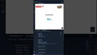 🌊 Wave Loading Animation &mdash; Satisfying UI Effect! #shorts #htmlcss #frontend #loading