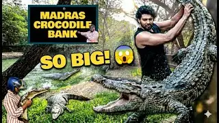 Madras Crocodile Bank Tour🐊| Best ECR Weekend Spot? 😱| Tamil Travel Vlogs | Chennai Tourist Places