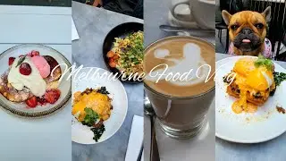 Melbourne Food Vlog- brunch at pet-friendly cafe with two frenchies, biscoff latte, souffl&eacute; pancakes
