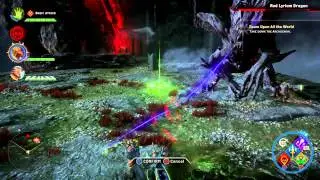 Dragon Age&trade;: Inquisition Red Lyrium Dragon Fight