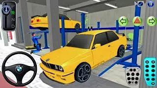 New BMW M3 E30 Car in Auto Repair Shop - 3D Driving Class 2026 - 3D Driving Class - #cargame