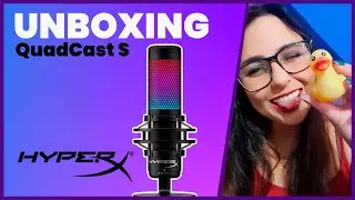 UNBOXING: MICROFONE HYPERX QUADCAST S #unboxing #hyperx #microfone #quadcast @hyperx