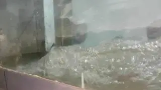 wave of water,state of water,oscillating wave,wre lab water behavior,parshall flume flow making