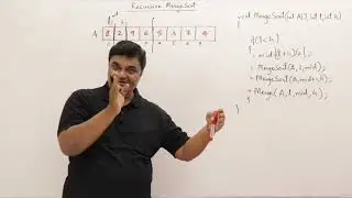 Recursive Merge Sort By Abdul Bari