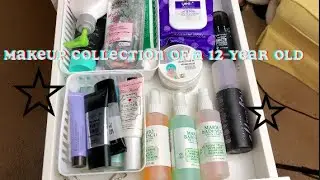 Makeup collection of a 12 year old 2019!