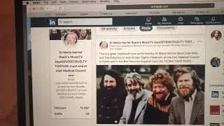 Dr Maria Harriet Stack  sings with Luke Kelly and the Dubliners to end Human Rights Violationsat IMC