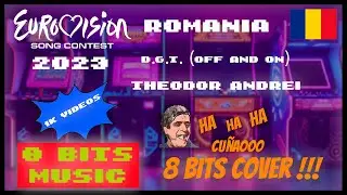 Theodor Andrei - D G T Off and On  Eurovision 2023 Romania Chiptune Cover, 8 Bits Cover #chiptune