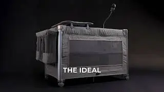 Cuddle Me Luxe 2 in 1 Camp Cot with Baby Monitor