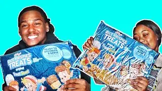 GIANT RICE CRISPY TREAT CHALLENGE!!