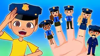 Profession Police Finger Family | Nick and Poli Kids Cartoons