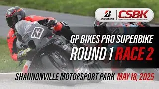 2025 Bridgestone CSBK - GP Bikes Pro Superbike Round 1, Race 2 at Shannonville Motorsport Park