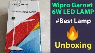 Wipro Garnet 6W LED Table lamp unboxing | Study Lamp | Amazon India