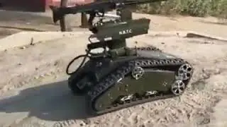 Pakistan army made robotic machine gun