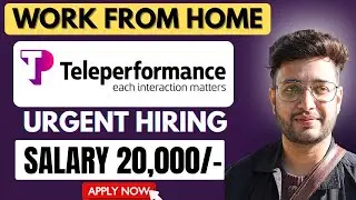 🔥 TELEPERFORMANCE Work From Home Jobs 🌍 | 12th Pass, Freshers & Graduates | Remote Hiring