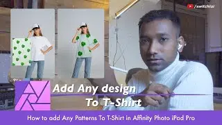 How to add Any Design Patterns To T-Shirt in Affinity Photo iPad Pro