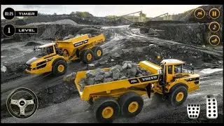 Modern Construction JCB Game 3D 🏗️ Drive Heavy Excavator & Build Roads | Android Gameplay