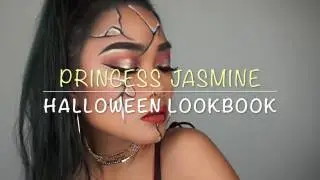 HALLOWEEN LOOKBOOK 2016: Princess Jasmine From Aladdin Tutorial (3/5) | Cakeupchristen