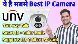 Best IP Camera from UNV | Two-Way Talk | Dual Light Mode with IR | SD Card Slot