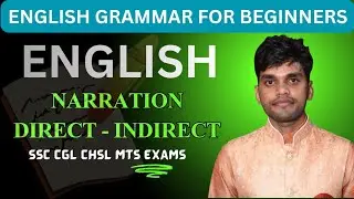 Narration in English Grammar | Direct - Indirect Speech | By The Naval Sir #english #ssc #narration
