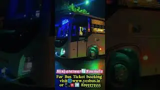 🚌 Bhubaneswar to Rourkela Gugul 2/2 AC Sleeper Bus Booking | YesBus.in | 📞 8293373555