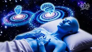 528Hz + 432Hz Frequency - Whole Body Energy Cleansing & Brain Massage, Music For Deep Sleeping