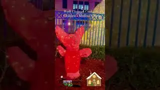 Cook Children&rsquo;s Medical Lights display 2023 walk around | Holiday Lights Display  Walk through
