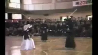 Nakajima Gorozo sensei (Hanshi 9.dan) (in white)