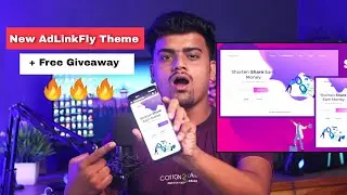 New AdLinkFly Theme 🔥 Fully Responsive Design Url Shortner Theme | HIVE Space Theme + Free Giveaway