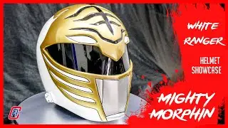 ANIKI COSPLAY Showcase WHITE RANGER Helmet