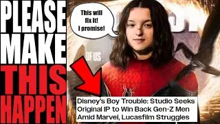 Disney ПРИЗНАЕТ, что ПОТЕРЯЛИ молодых зрителей мужского пола (пожалуйста, используйте Беллу Рэмси...
