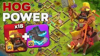 Unstoppable TH17 Sui Hero Super Hog Rider Crushing Legend League Attacks!