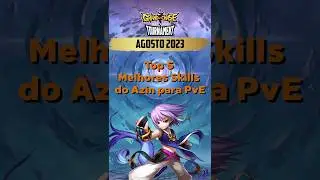Top 5 Skills Azin PvE - Grand Chase Classic Build Agosto 2023