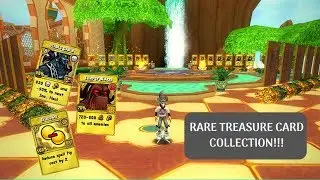 Wizard101:  New Treasure Card Display ( Rare TC House Tour)