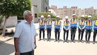 زيارة العميد خالد المهدي و م /رضا عبد الله للتدريب الصيفي 2022 محطة رفع بهتيم صرف صحي الاحد 7/8/2022