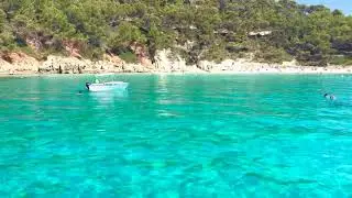 Beautiful beaches - sailing on a luxury yoga retreat in Menorca Spain.