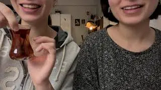 ASMR | Eating Homemade Pizza / As an English Learner 