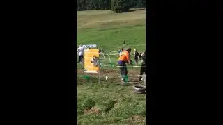 Son doing kids Tough Mudder