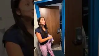 Dorm Tour Going fully wrong #dormtour #college #collegedorm