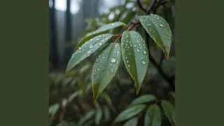 Rain Tapping Cafe Terrace