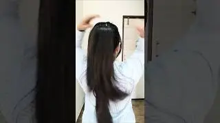 claw clip hairstyles for long hair 💁🏻&zwj;♀️#hairstyle  #hair #hack  #shorts #ytshorts  #meghaamangar
